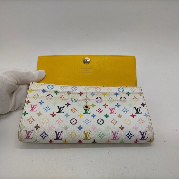Louis Vuitton LV Long Wallet White Monogram MultiColor 400-082425 - Picture 5 of 9
